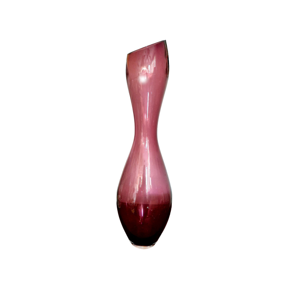 A Tall Vase in Cranberry from Rosenthal,1990s 60cm