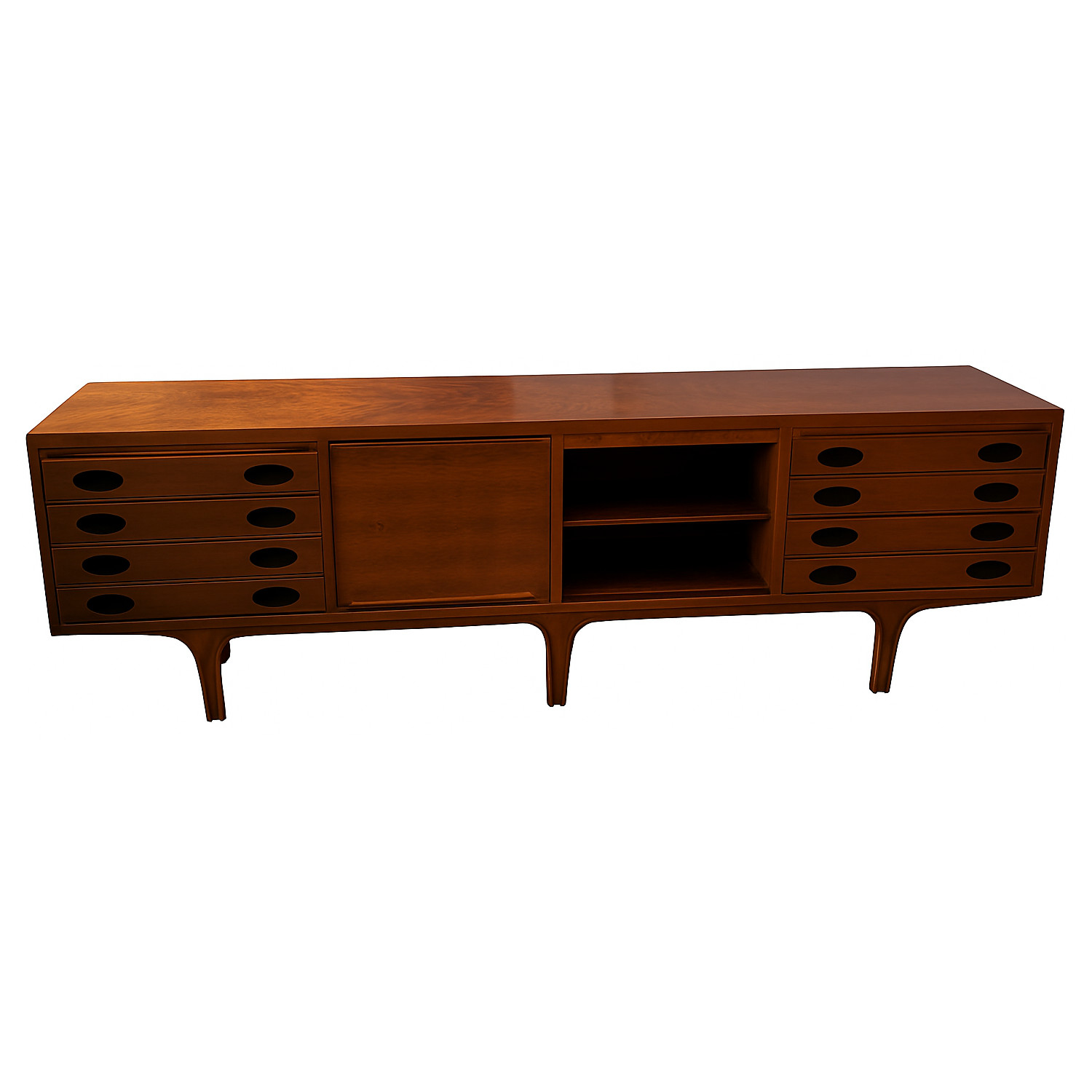 Mid-Century Teak Sideboard – Attributed to Gianfranco Frattini, Italy, 1960s