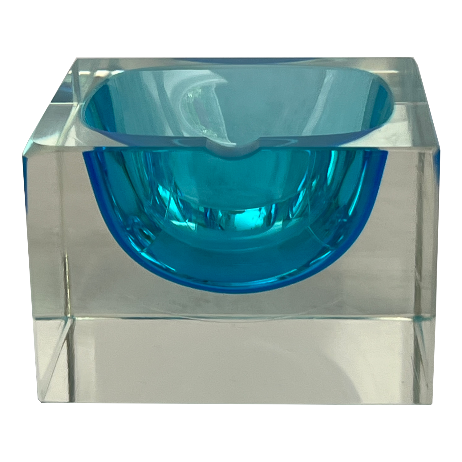 Vintage Murano Glass Ashtray, Italy, 1960s