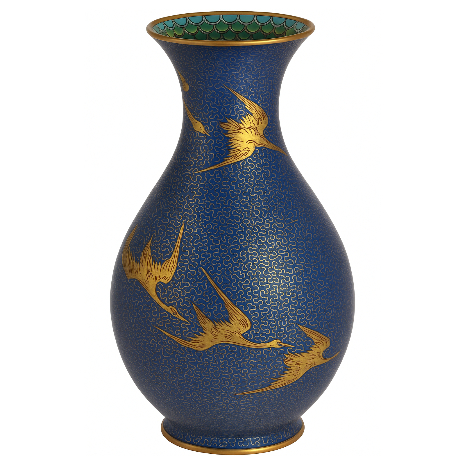 Wedgwood Fairyland Lustre Vase by Daisy Makeig-Jones – “Flying Geese” Pattern (c. 1920s)
