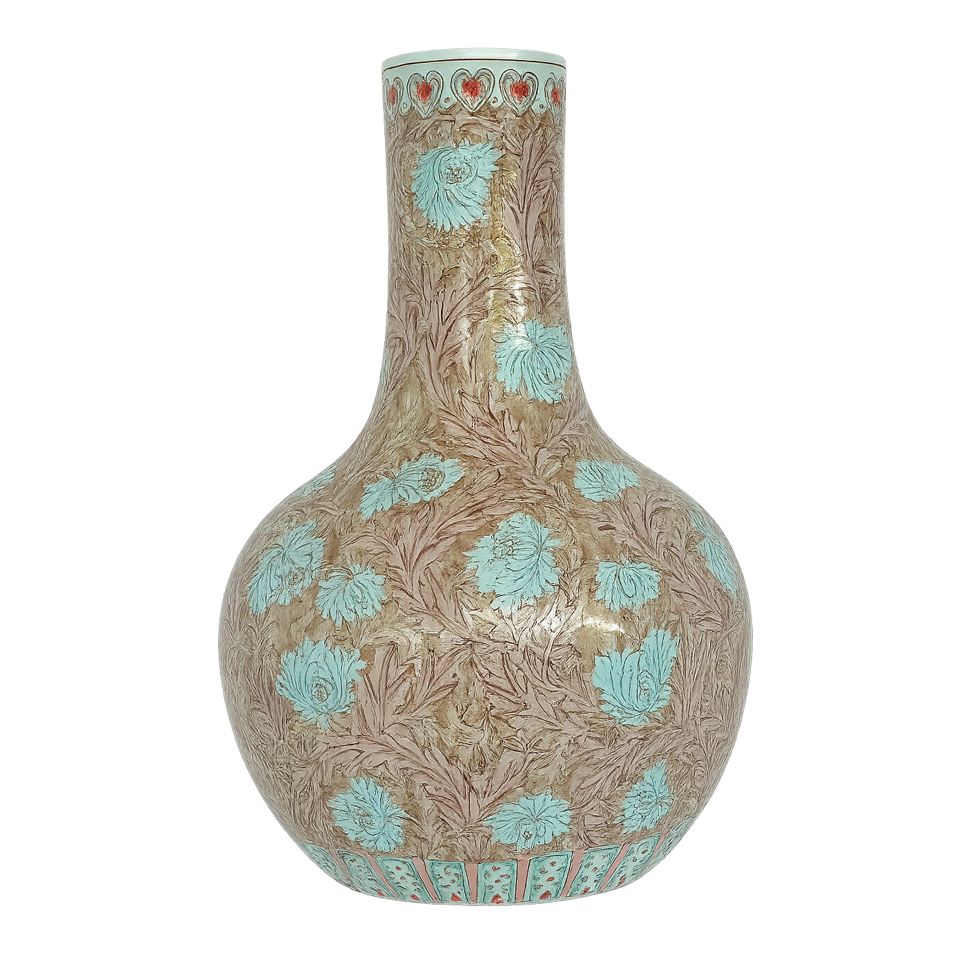 Qing Dynasty-Style Porcelain Vase – Qianlong Mark Republic period early 20th century